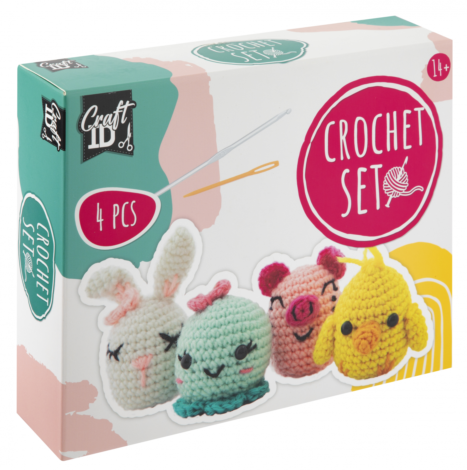 Set creativ de crosetat, Animale, Craft Sensations | Kidune